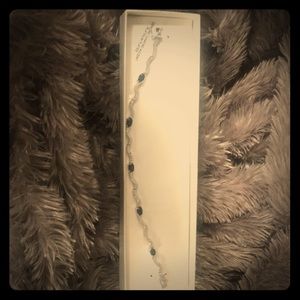 New Sapphire and diamond accent bracelet